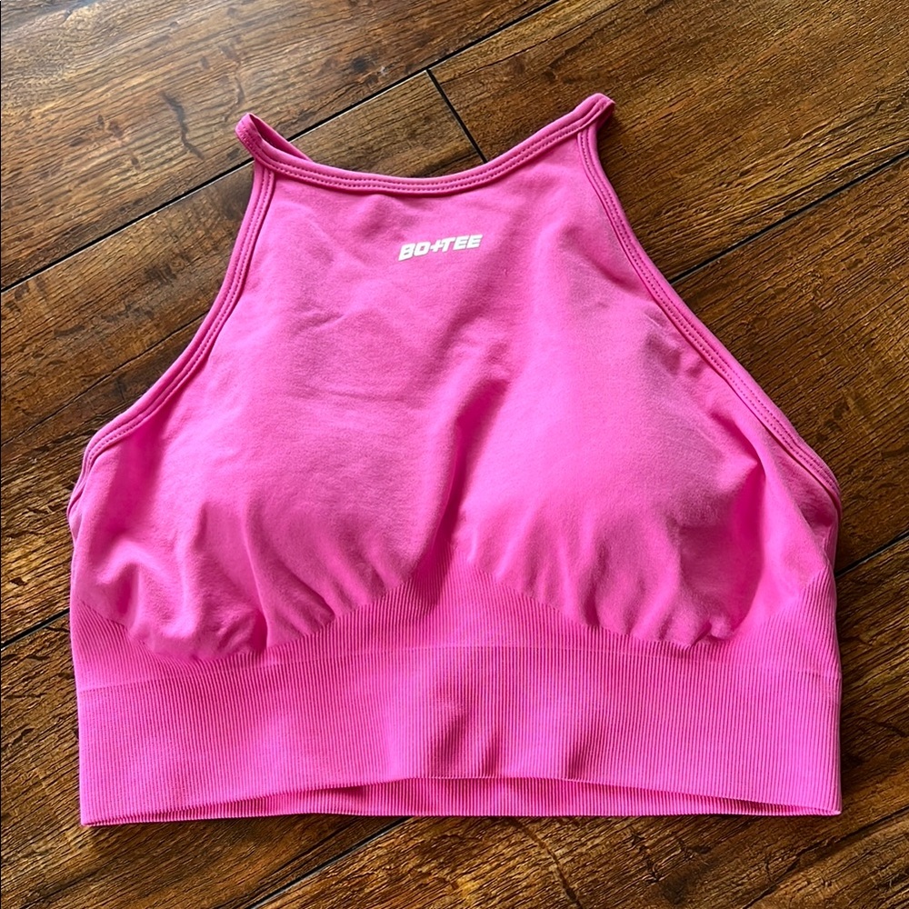 BO+TEE Pink Sports Bra